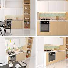Kitchen counter shaker oak cabinets brown modern counters walls countertops grey wood floor handles kitchens paint bar tiles accents farmhouse. 8 Best Colour Combinations For Your Kitchen Design Cafe