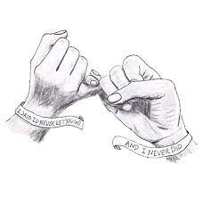 Click on the button below the picture! I Said Id Never Let You Go Promise Tattoo Drawings For Boyfriend Pinky Promise Tattoo
