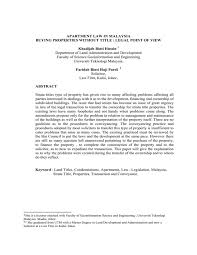 (b) a limitation on the authority of the council member or officer to act on behalf of the strata corporation. Apartment Law In Malaysia Khadijah Binti Hussin
