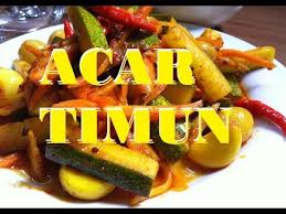 Acar rampai berempah simple #resepi. Acar Timun Cucumber Acar Youtube