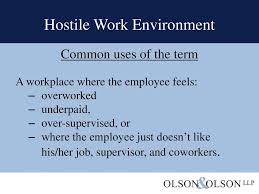 Check spelling or type a new query. Hostile Work Environment Ppt Download