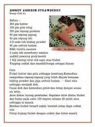 Biskut Aiskrim Strawberi Biscuit Recipe Cookies Bento