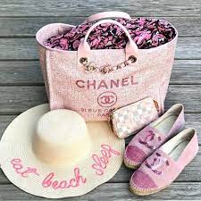 The Real Match Chanel Deauville Bag And Chanel Espadrilles Chanel Bags Chanel Bag Outfit
