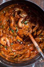 Big Easy Style Saucy Creole Shrimp Half Baked Harvest Recipe Creole Recipes Cajun Recipes Cajun Creole Recipes
