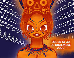 Bandera colombiana en etiqueta redonda, bandera de la ciudad de cali, cencerro y batidor con notas musicales para tocar mientras suena la música salsa. Feria De Cali Projects Photos Videos Logos Illustrations And Branding On Behance