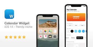 Calendar Widget New Ios 14 Widget In 2020 Calendar Widget Mobile App Templates Ecommerce App