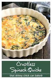 Crustless Spinach Quiche Recipe Quiche Recipes Crustless Spinach Quiche Recipes Spinach Quiche