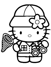 Free printable hello kitty coloring pages for kids. Hello Kitty Coloring Book Coloring Home