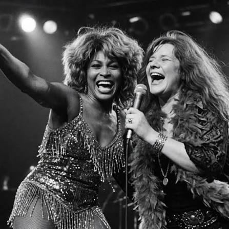 Janis Joplin introduces Tina Turner on The Dick Cavett Show