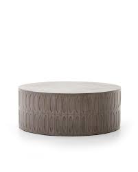 The table is slightly elevated off the floor for a chic and minimalistic option. Colorado Drum Coffee Table Denver Modern Furniture