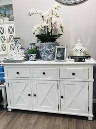 Sorrento White 3 Drawer Buffet Dining Room Furniture Design Buffet Table Decor Elegant Dining Room