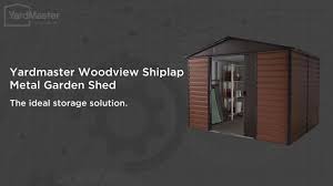 Un choix unique de abri de jardin métal aspect bois disponible dans notre magasin. Presentation Abri De Jardin Metal Aspect Bois Yardmaster Youtube
