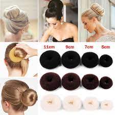 Foam Sponge Hair Accessories Donuts Style Hair Ring Bun Shape Hair Styler Hair Bun Maker Bun Maker Hairstyles Hair Donut