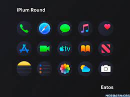 This icon pack is based on the galaxy devices in black version and features 2600+ icons and 252 wallpapers. Iplum Black Round Icon Pack Apk 2 2 Patched For Android In 2021 Icon Pack Icon Calendar Icon