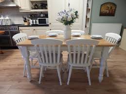 Find great deals on ebay for farmhouse kitchen table. Gorgeous Large Vintage Pine Country Farmhouse Dining Table 6 Pine Chairs Sold Moonstripe