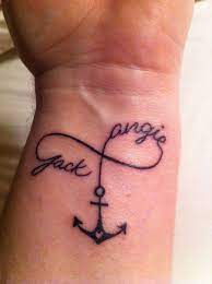 Anchors have become popular within general tattoo culture over the years, but the symbolism is still the same. Pin By Emma Meldi On Things For My Wall Name Tattoos For Moms Tattoo For Son Tattoos For Kids
