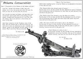 Athame Consecration Magie