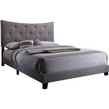 Maybe you would like to learn more about one of these? Acme Venacha Upholstered Platform Queen Bed Gray Fabric Walmart Com Walmart Com
