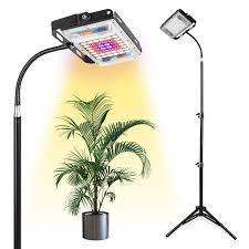 Battery powered integrated led outdoor lantern with electric candle. Grow Light With Stand Kormas 80w Led Full Spectrum Plant Light Floor Lamp For Indoor Plants Tripod Adjustable 15 47 In