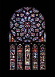 Chartres Cathedral Wikipedia The Free Encyclopedia Medieval Stained Glass Stained Glass Church Rose Window