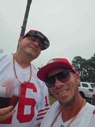 me and lil bro Brian Holmgren stay #gameday ready.