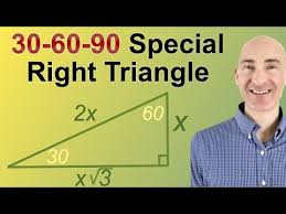 You can summarize the different scenarios as: 30 60 90 Triangle Explanation Examples