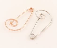 Rose Gold Silver Safety Pin 55mm Decorative Pins 30pcs Push Etsy Safety Pin Silver Gold Rose Gold