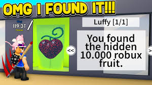 Devil fruits grant you different combat skills and abilities in anime fighting simulator. Secret 10 000 Robux Fruit In Anime Fighting Simulator Challenge Youtube