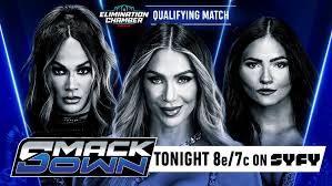 Charlotte Flair vs. Nia Jax vs. Kiana James | Women’s Elimination Chamber Qualifier Triple Threat Match