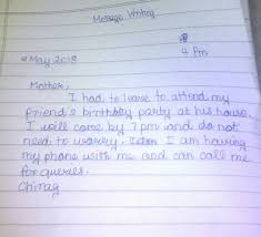He asked all of us to come to his house three days before his birthday. Chirag Has To Go To Attend His Friend S Birthday Party At His House When He Leaves His Mother Is Not Brainly In
