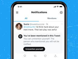Maybe you would like to learn more about one of these? Twitter Might Let You Unmention Yourself From Tweets Engadget