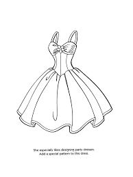 What Color Would U Want This Dress To Be Barbie Coloring Pages Fashion Coloring Book Barbie Coloring