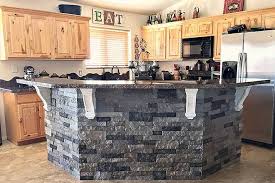 And more and more months went by…with my bright aqua island with the honey oak finish top that pained me before and after: Diy Kitchen Islands To Transform Your Space