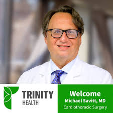 Please join us in welcoming Michael Savitt, MD, MSE, to Trinity Health! A  member of our heart and lung team, Dr. Savitt is a #cardiothoracic surgeon  with over 20 years of surgical