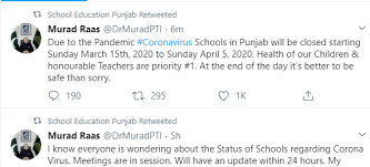 Holidays In Punjab Educational Institutions 2020 Galaxy World