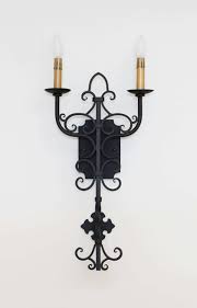 When we say a wall sconce can be used for almost any space or decorative theme, we mean it. Custom Wrought Iron Lights Hand Forged Chandeliers Hacienda Lights