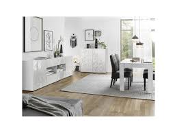 Promotions en cours meuble bas blanc laque conforama. Salle A Manger Complete Laque Blanc Brillant Kioo N 1 L 137 185 X L 90 X H 79 Neuf Vente De Tousmesmeubles Conforama