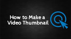 Video making tips thumbnail examples. Thumbify Me How To Make A Video Thumbnail