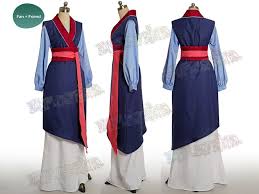 Disney Mulan Cosplay Mulan Costume Outfit C00434 Vestidos De Fantasia Disfraces De Disney Disfraces