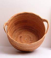 12 watchers 12 watchers 12 watchers. Cute Hand Woven Fruit Basket With Handle Large Woven Basket Vietnam Paintingforhome Basket Large Woven Basket Woven Baskets Storage Wicker Baskets Storage