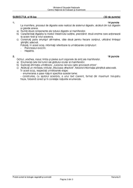 În cazul în care se organizează centre regionale de contestaţii, lucrările de la centrele zonale de evaluare, ale căror rezultate iniţiale au fost. Subiecte Biologie Bac ToamnÄ 2018 Ce Au Avut De Rezolvat Elevii La AceastÄ ProbÄ