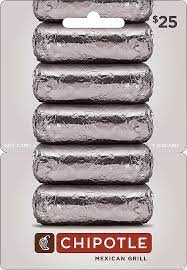 It cannot be used to purchase other chipotle gift cards. Chipotle 25 Gift Card Chipotle 25 Best Buy