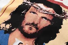 Saint Michael Hallelujah Holy State Mug Shot Mens Womens White Cotton T  Shirt