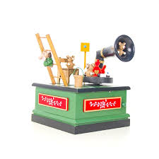 Liven up your commercial space with animated christmas decorations. Sunsky 2 Pcs Christmas Wooden Painted Music Box Cartoon Radio Shape Music Box Decoration Green