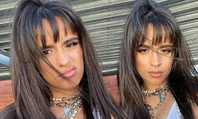 Download 1080x1920 wallpaper camila cabello, long curly hair, beautiful, 2019, samsung galaxy s4, s5, note, sony xperia z, z1, z2, z3, htc one, lenovo vibe, google pixel 2. Camila Cabello Posts Fun Selfies To Instagram As She Poses In Tank Top And Full Glam Makeup Daily Mail Online