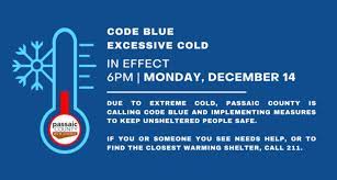 What is a code blue alert. Passaic County Board Of Chosen Freeholder Issue Code Blue Alert Dec 14 Tapinto