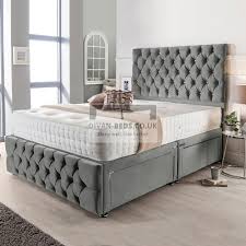 All items (1933) free pickup. Regency Divan Bed Set With Tall Buttoned Headboard Footboard Guaranteed Cheapest Free Fast Delivery