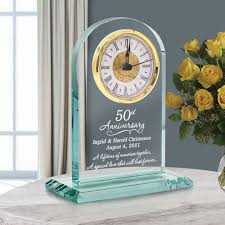Maybe you would like to learn more about one of these? 50th Anniversary Personalized Glass Clock