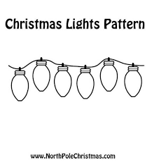 Free christmas lights coloring page printable. Christmas Lights 3 Pattern Print Christmas Coloring Pages Christmas Lights Coloring Page Christmas Applique