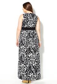Black And White Ikat Maxi Dress Plus Sixe Maxi Dresses Avenue Ikat Maxi Dress Fashion Outfits Dresses